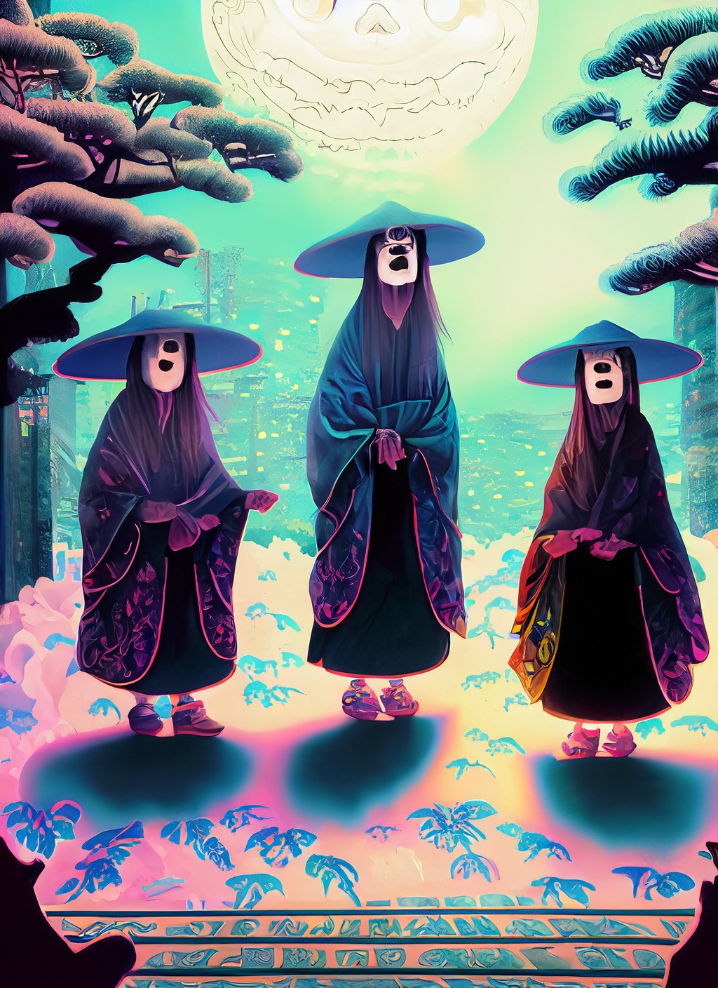 Firefly 京都にて4人の妖怪が怪談話をする　神秘的 48490